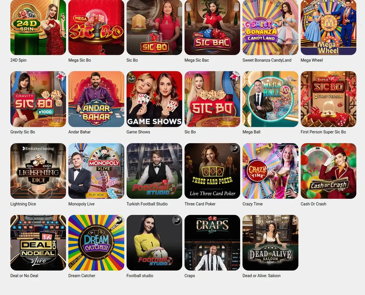 New Lucky casino mobiele interface op smartphone